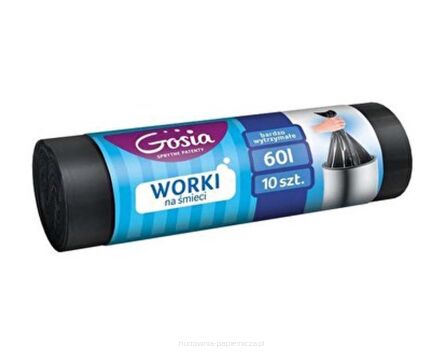 WORKI NA ŚMIECI 60L A'10 LDPE GOSIA 1660