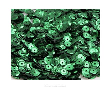 CEKINY 8MM/15G ZIELONY MATOWY  CEK8-NR32
