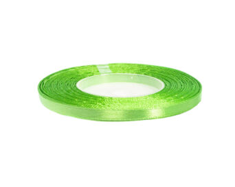 WSTĄŻKA SATYNOWA 6MM/32 KOLOR 52 J.ZIELONY