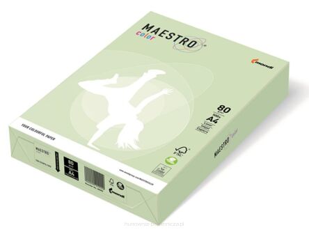 PAPIER PASTEL MAESTRO COLOR 80G A4 J.ZIELEŃ GN27