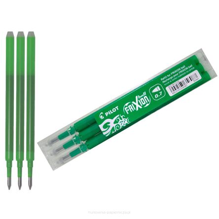 WKŁAD PILOT FRIXION ZIELONY BLS-FR7-G-S3 0,7 MM