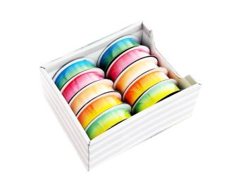 WSTĄŻKA OZDOBNA H016 TĘCZOWA 15MMX2M