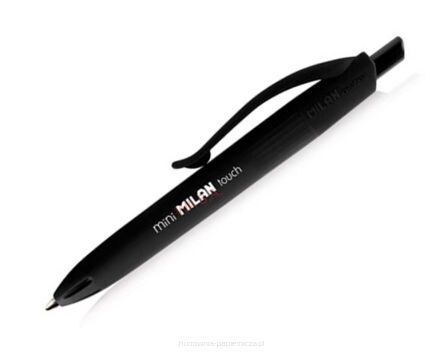 DŁUGOPIS MINI RUBBER TOUCH CZARNY MILAN