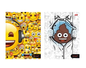 TECZKA Z GUMKĄ A4 MIX I EMOJI