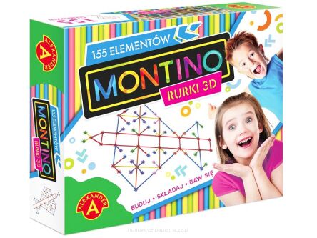 MONTINO RURKI 3D ZESTAW 155 ELEMENTÓW ALEXANDER
