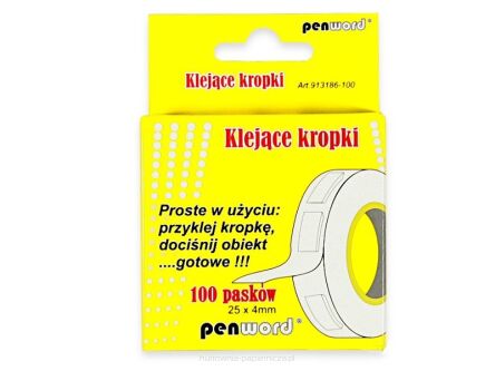 KROPKI, PASKI KLEJĄCE 3D