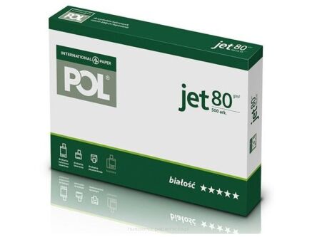 PAPIER KSERO POLJET A4 80G 500 ARKUSZY BIAŁY