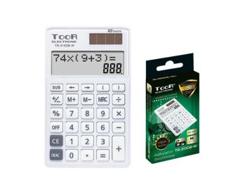 KALKULATOR DWULINIOWY TOOR TR-31DB-W 10-POZYCYJNY