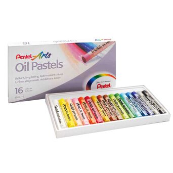 PASTELE OLEJNE 16 KOLORÓW PHN16 PENTEL