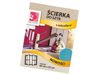 ŚCIERKA MIKROFIBRA DO SZYB