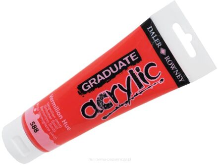 GRADUATE ACRYLIC 120 ML 588 VERMILION HUE