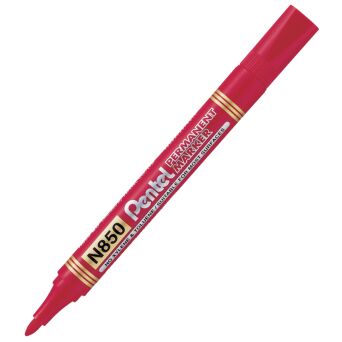 MARKER PENTEL PERMANENTNY N850 CZERWONY