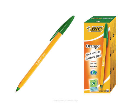 DŁUGOPIS ORANGE ZIELONY A'20 BIC