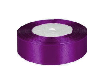 WSTĄŻKA SATYNOWA 25MM/32 KOLOR 34 FIOLET