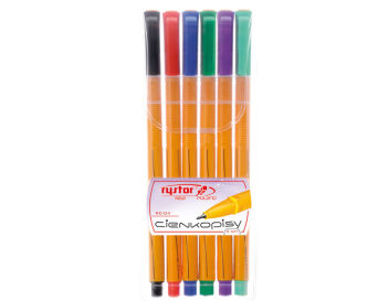 CIENKOPIS 0,4MM KOMPLET 6 KOLORÓW ETUI RC-04/ABCDV