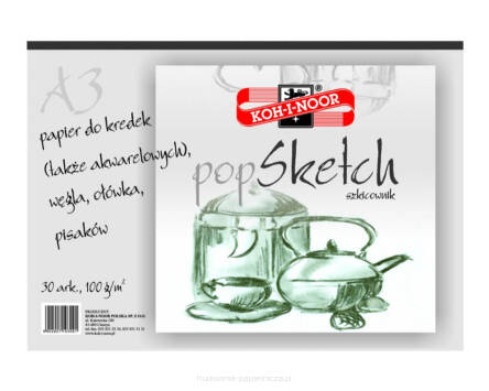 BLOK SZKICOWY POP SKETCH A3 20 KART 110G 9920/10