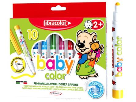 MAZAKI BABYCOLOR 10 KOLORÓW OD 1 ROKU FIBRACOLOR