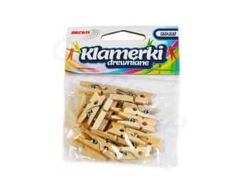 KLAMERKI OZDOBNE 2,5CM NATURALNE SPN25 BREWIS