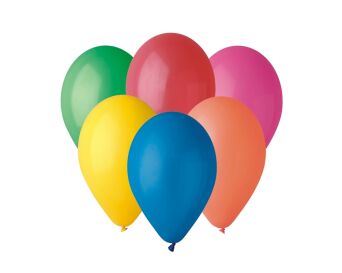 BALON G90 PASTEL 10''  RÓŻNOKOLOROWE 100 SZT