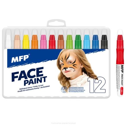 FARBY DO TWARZY MFP 12 SZTUK ZESTAW