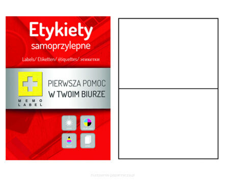 ETYKIETA A4 210X148 A'100 EYA-1A-A02ML