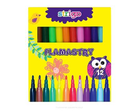 FLAMASTRY 12 SZT. SSC007 STRIGO