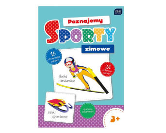 KOLOROWANKA A4 Z NAKLEJKAMI POZNAJ SPORTY ZIMOWE