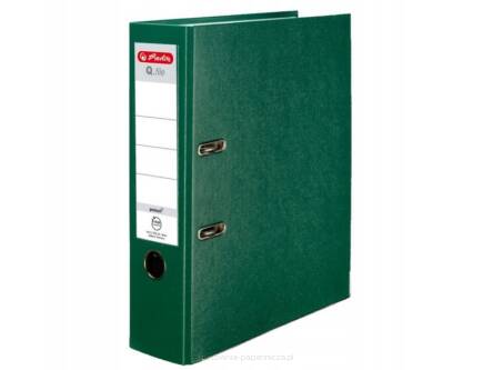 SEGREGATOR HERLITZ Q.FILE A4 8CM ZIELONY