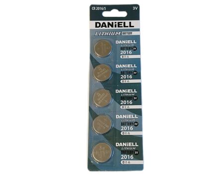 BATERIA DANIELL LITHIUM CR2016 BLISTER A'5