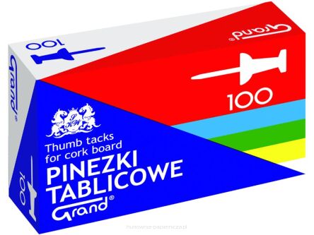 PINEZKI TABLICOWE GRAND A'100  BIUROWE KOLOROWE