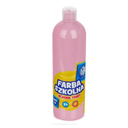 FARBA SZKOLNA ASTRA 500ML JASNY RÓŻ