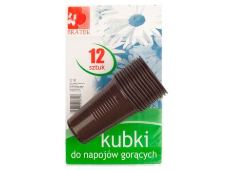 KUBKI DO GORĄCYCH NAPOJÓW 12 SZTUK
