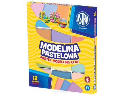 MODELINA PASTELOWA 12 KOLORÓW ASTRA