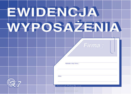 EWIDENCJA WYPOSAŻENIA A5 K07