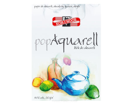 BLOK AKWARELOWY POP AQUARELL A4 10 KARTEK 250G