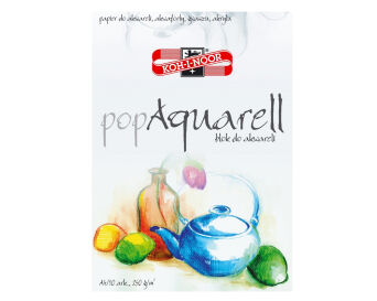 BLOK AKWARELOWY POP AQUARELL A4 10 KARTEK 250G