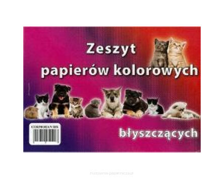 ZESZYT PAPIERÓW KOLOROWYCH A-5 - KREDOWY