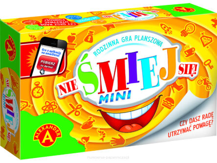 GRA NIE ŚMIEJ SIĘ WERSJA FAMILIJNA MINI ALEXANDER