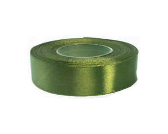 WSTĄŻKA SATYNOWA AX25-36 ZIELONA 25MM/32M A'4 #