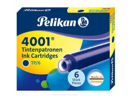 NABOJE DO PIÓRA PELIKAN NIEBIESKIE TP/6