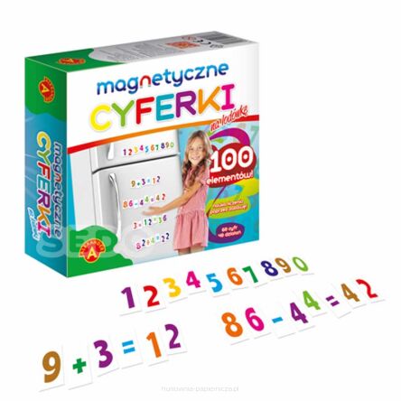 CYFERKI MAGNETYCZNE NA LODÓWKĘ 