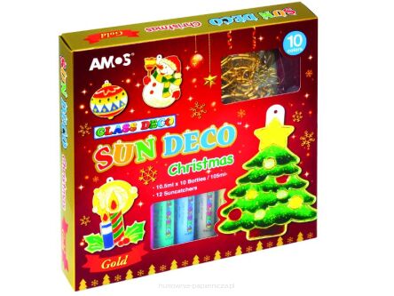 FARBY WITRAŻOWE AMOS GLASS DECO SD10P10-CH 10 KOL.