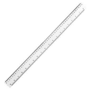 LINIJKA PLASTIKOWA GRAND GR-855 PRZEŹROCZYSTA 50CM