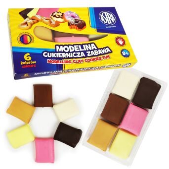 MODELINA 6 KOLORÓW CUKIERNICZA ZABAWA ASTRA