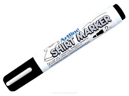 MARKER T-SHIRT CZARNY PERNAMENTNY ARTLINE