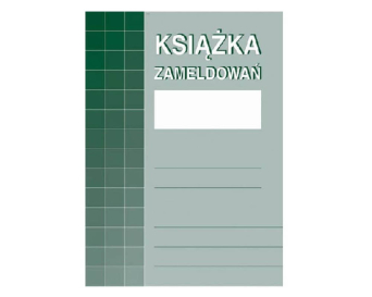 KSIĄŻKA ZAMELDOWAŃ 830-1