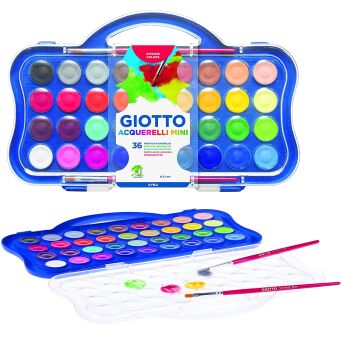 AKWARELE GIOTTO MINI 36 KOLORÓW  BLISTER