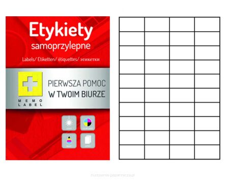 ETYKIETY A4 52,5X29,7 A'100 EYA-1A-A08ML