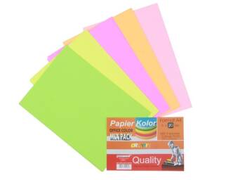 PAPIER KSERO OFFICE COLOR A4 A'100 MIX FLUO PSH