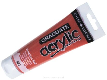 GRADUATE ACRYLIC 120 ML 583 VENETIAN RED